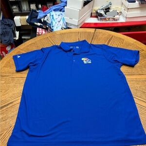 Antigua KU Jayhawks Royal Blue Polo Shirt